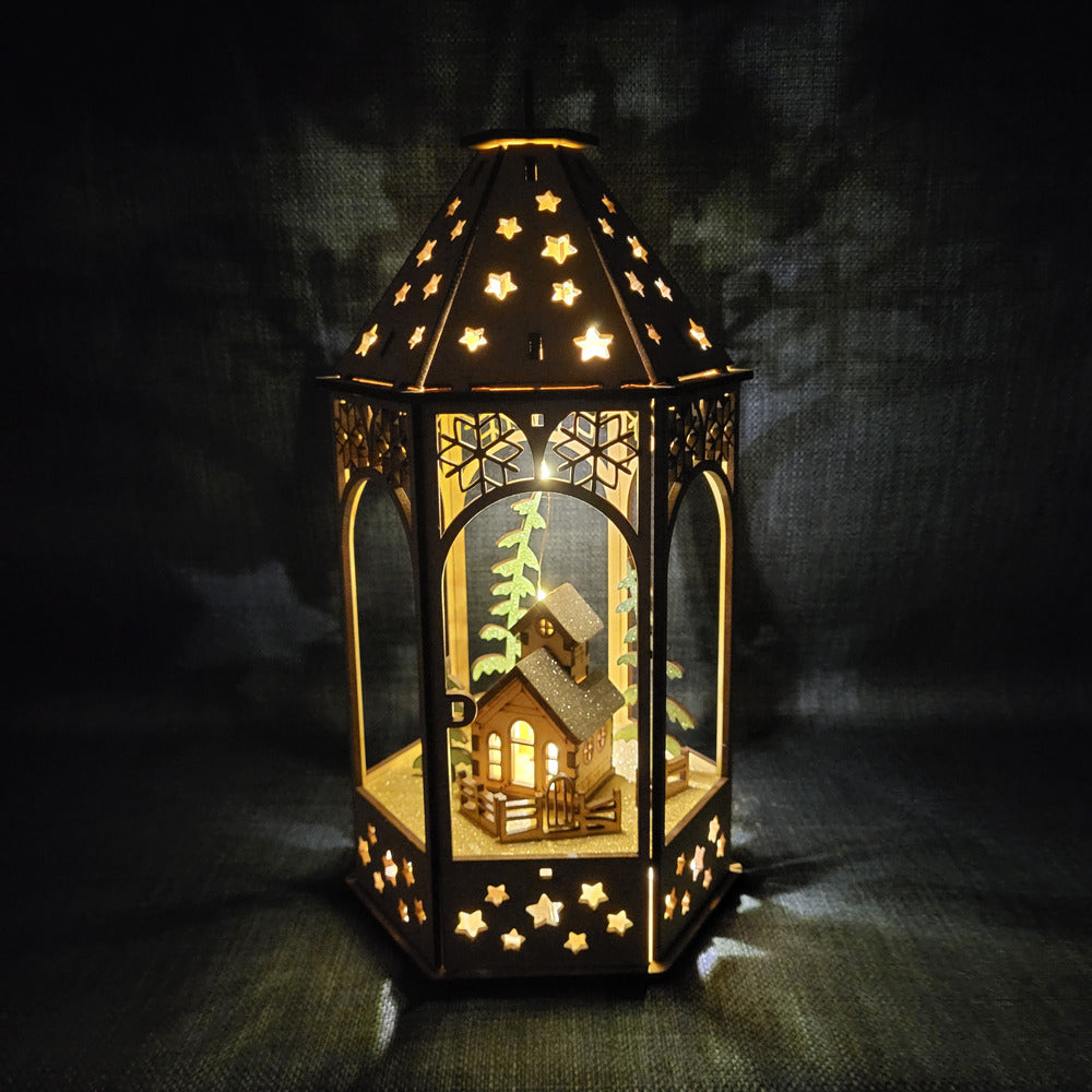 Lanterne de Noël lumineuse