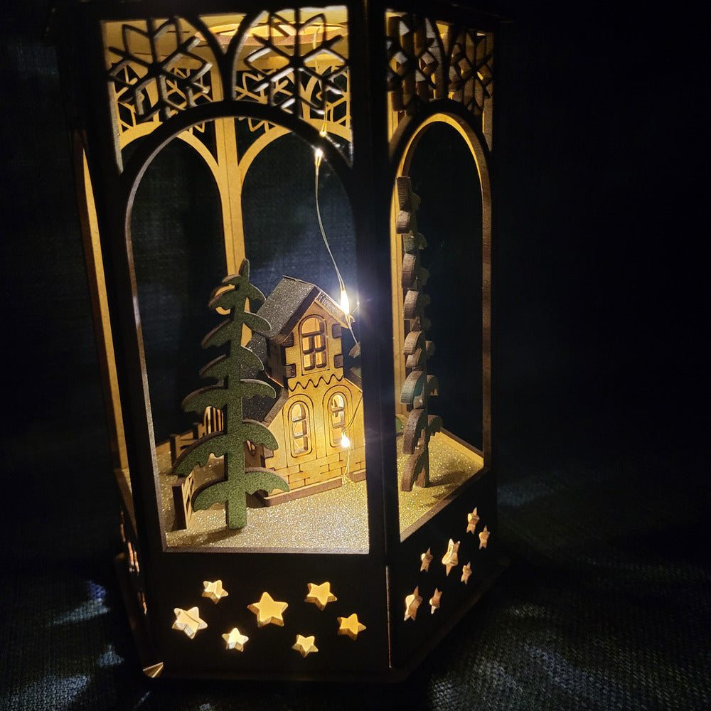 Lanterne de Noël lumineuse