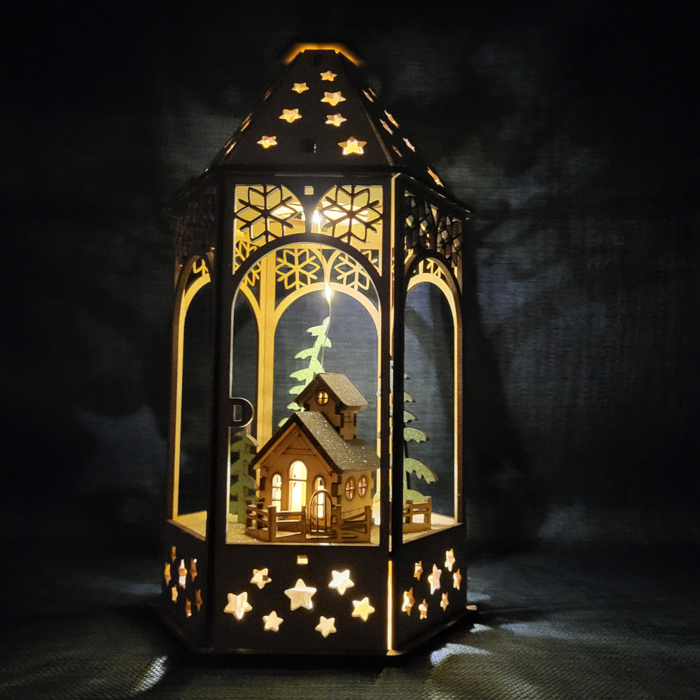 Lanterne de Noël lumineuse