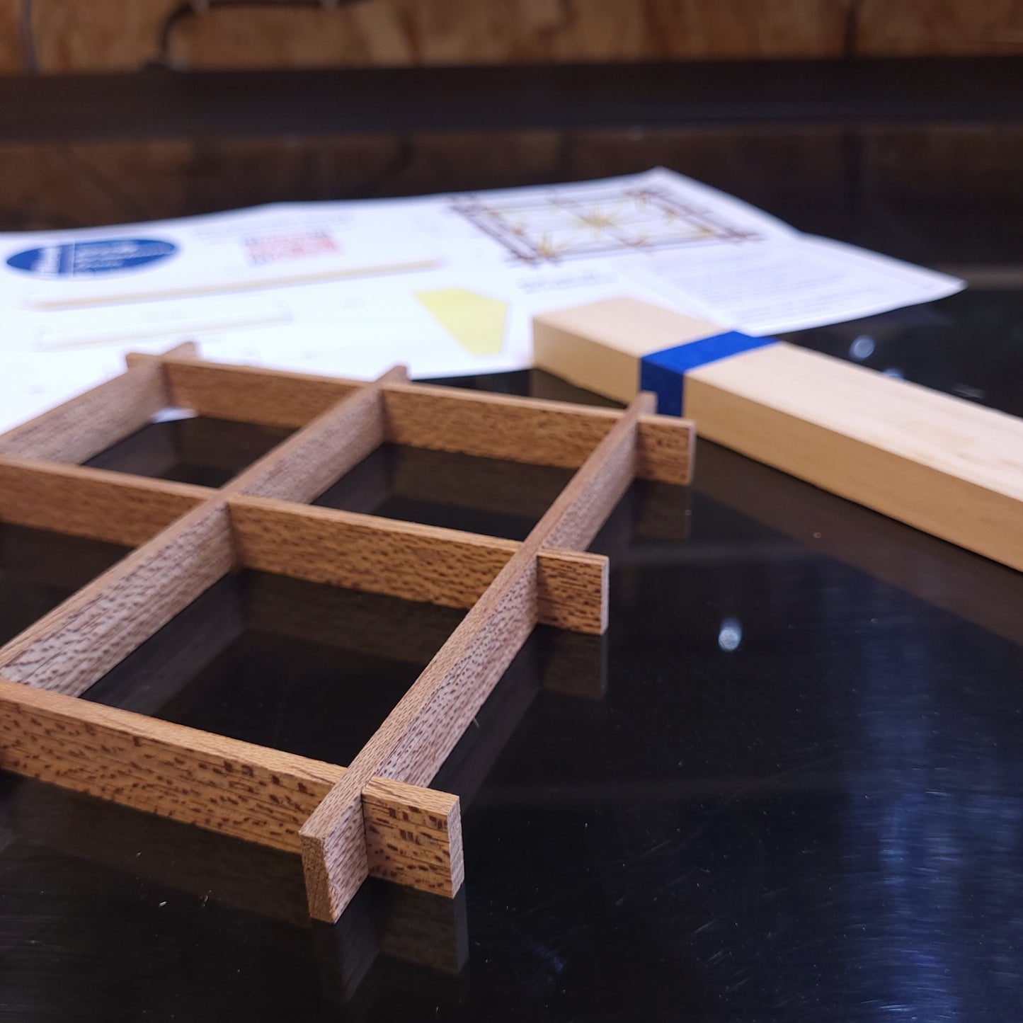 Lot de 3 gabarits Hêtre avec 6 angles + kit d'apprentissage en option