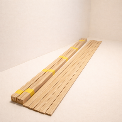 Baguettes de frêne en 600mm