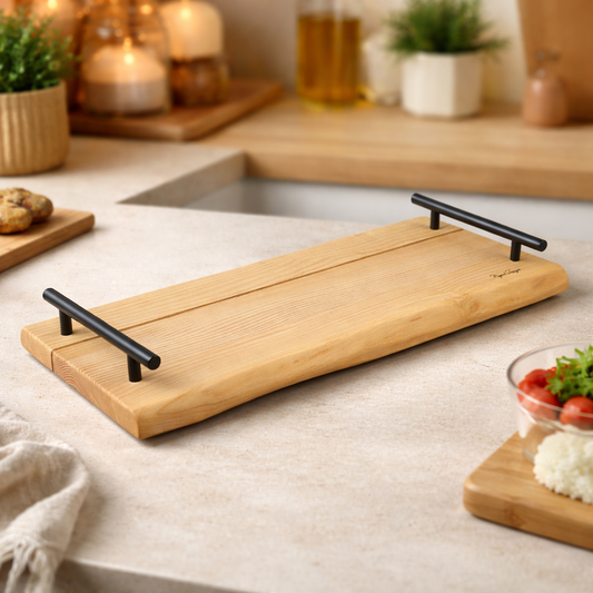 Plateau de présentation Frêne et Merisier