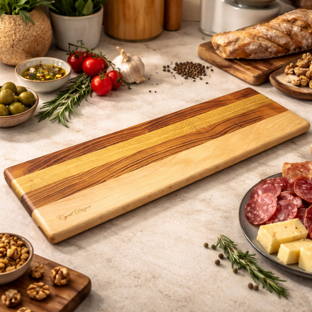 Plateau de présentation Hêtre Merisier et Chêne