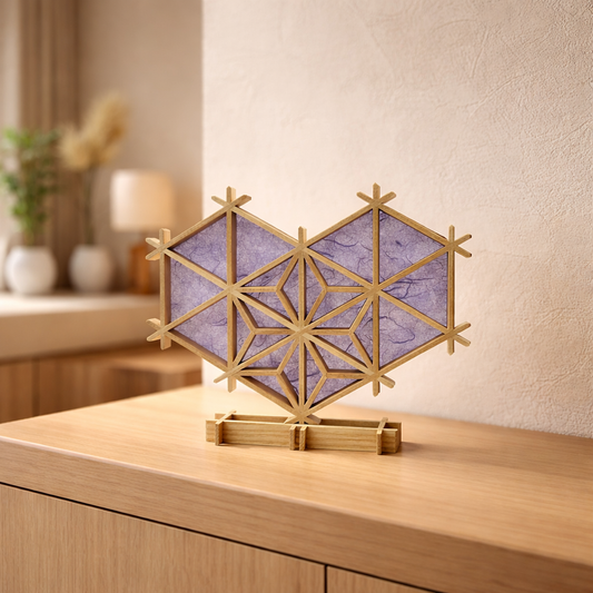 Cœur en kumiko KH2217