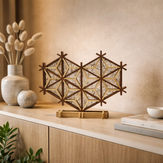 Cœur en kumiko KH2212