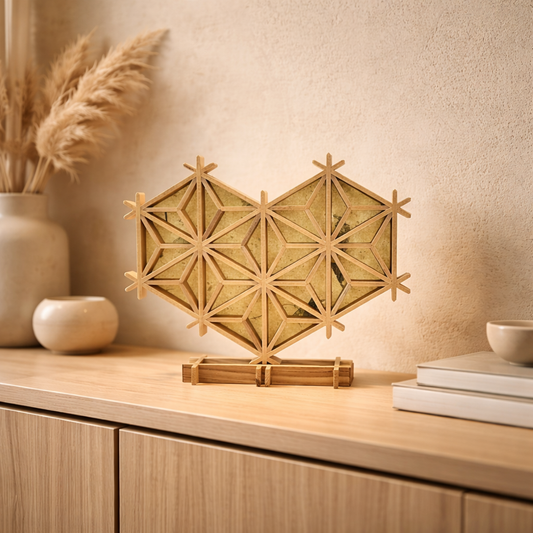 Cœur en kumiko KH2210