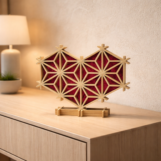 Cœur en kumiko KH2209