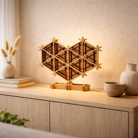 Cœur en kumiko KH2202