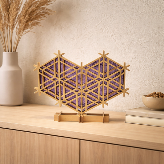 Cœur en kumiko KH2203