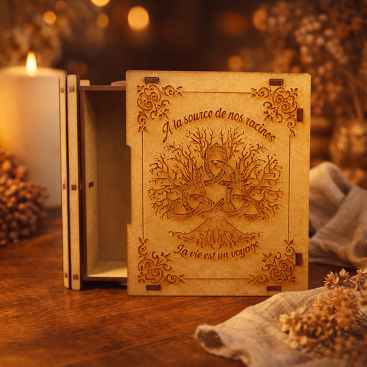 Livre boîte – À la source de nos racines (version celtique)