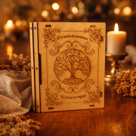 Livre boîte – À la source de nos racines, la vie est un voyage