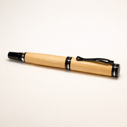 Roller Albury en Tilleul avec finitions chrome et chrome noir