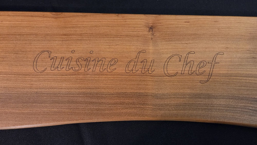 Plateau de présentation Merisier