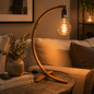 Lampe en C Sipo et Chêne
