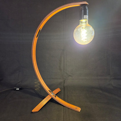 Lampe en C Sipo et Chêne