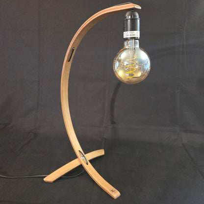 Lampe en C Chêne et Sipo