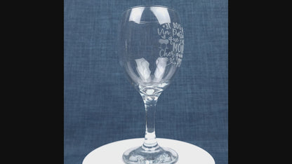 Verre ballon gravé – Je bois du vin parce que c’est moins cher qu’un psy